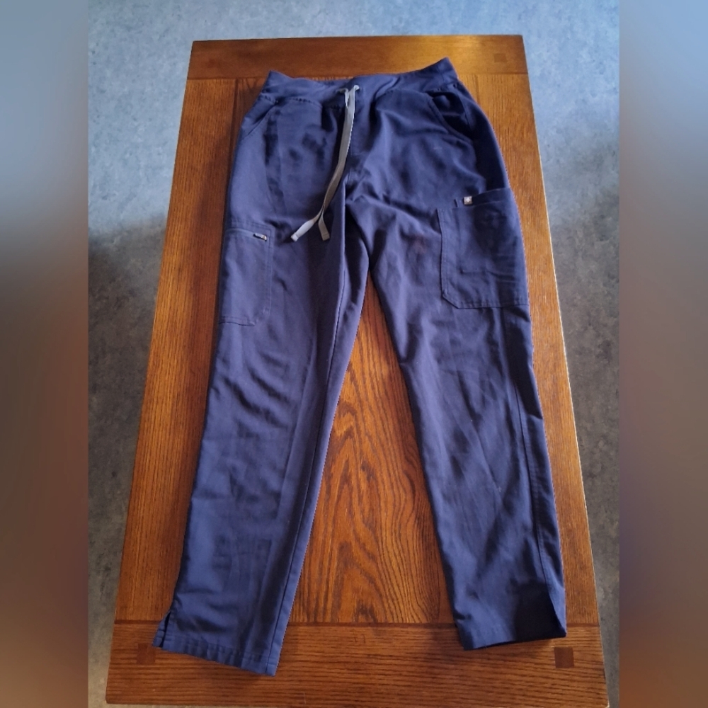 Figs Size Medium Navy Blue Scrub Pants